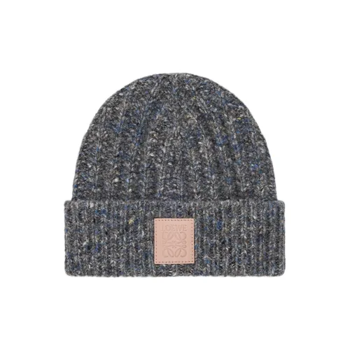 LOEWE Совместное издание Шерстяные шапки Женские Серый Синий Смешанный цвет