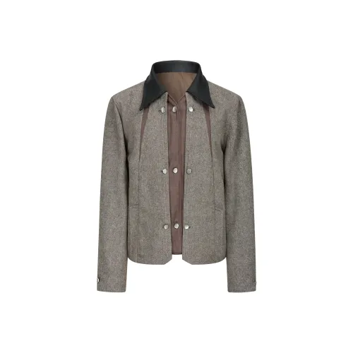 JIKENDI Коричневый Унисекс Куртки