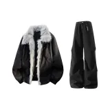 Черный топ + Черные брюки