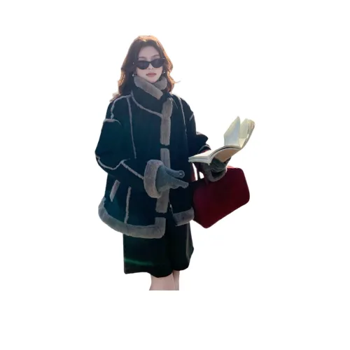 LAOYECHE Бархат Feel Пальто Женское