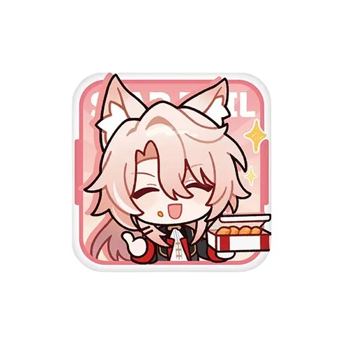 MIHOYO Jiuqiu Feixiao Miaozhe PAM Jimie Delicious Share Collection Honkai Star Rail Значки
