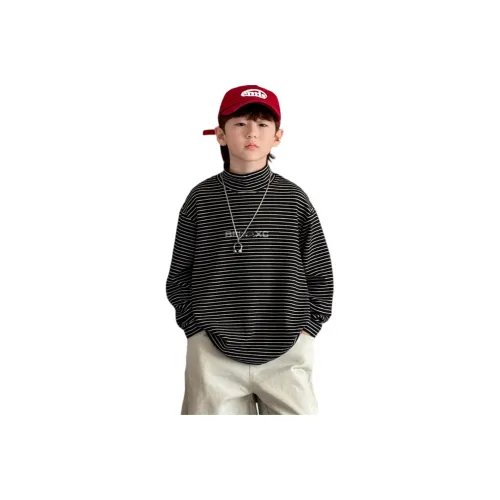 Yunpo Длинный рукав Т-рубашка Подростки