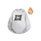 Бело-серый вереск [Флисовая подкладка]