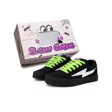 Черный Warrior Зеленый Шнурки (с Черным Розовым Шнурки)