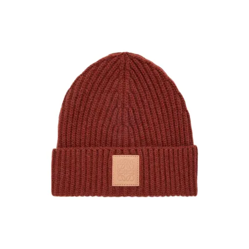 LOEWE Совместное издание Кашемир Шапки-бини Женские Mahogany