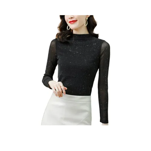 Langqing Женские Шифоновые Рубашки