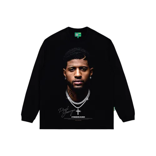 FNI Pure Black Длинный рукав 320г хлопок Унисекс Свитшоты