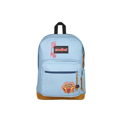 JanSport Полиэстер Рюкзак Стандартный Унисекс Джинсовый Синий