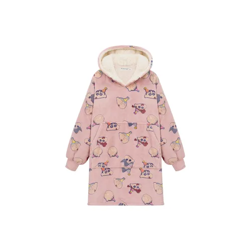 QINZUIMAO Темно-розовый 4949 Женские Банные халаты