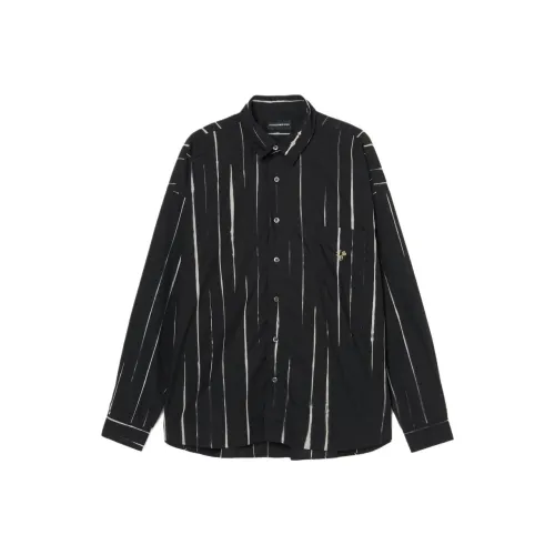 FORSOMEONE Fw25 TYEDYE Stripe Рубашка Мужская