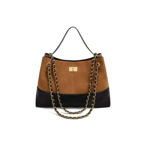 PT'SON Ткань Синтетическая кожа Одно плечо Сумка Обычный Женский Коричневый Кофе