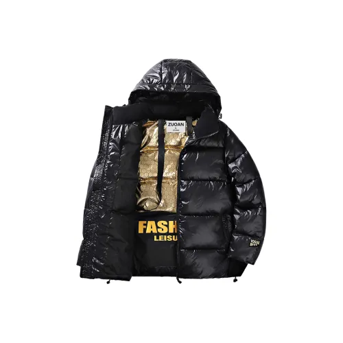 ZUOAN Черный мужской пуховик