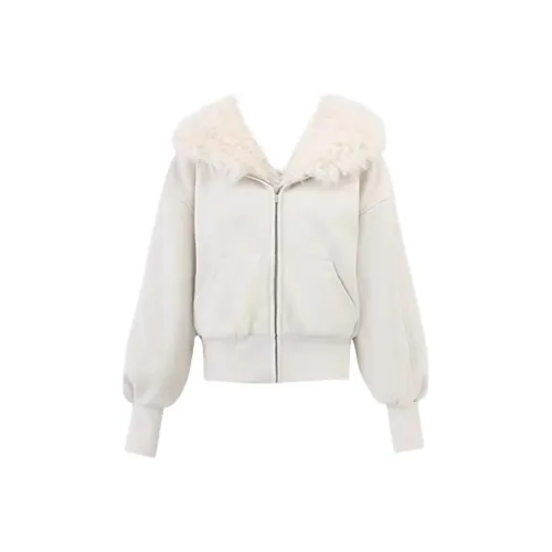 STGX Белый Пальто Женские Пуховики