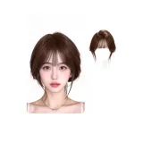 Французский Лысина-[6*8 см Мокко]-Полные Натуральные Волосы