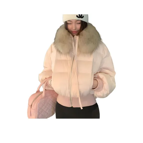 MDEHT Розовый Женский пуховик