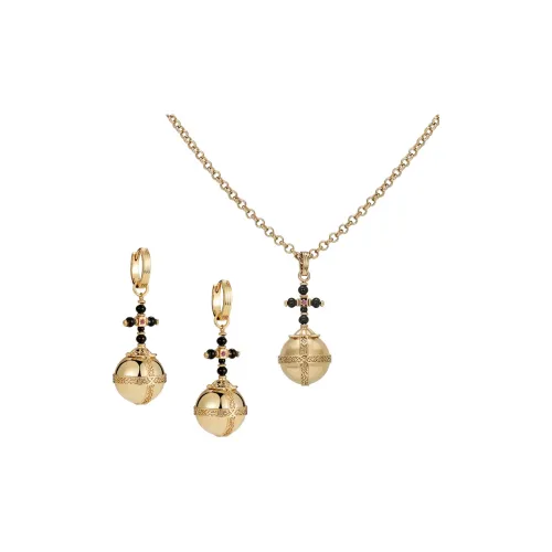 Retro Chic Ожерелья из латуни с золотым покрытием Женские