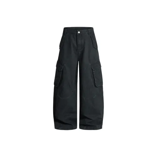 A3G4 Темно-серый Унисекс Повседневные Штаны