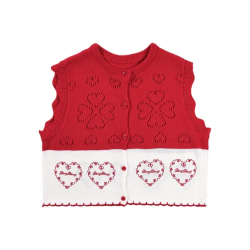 BARRY BANNY Белый Красный Жилет KIDS Жилеты