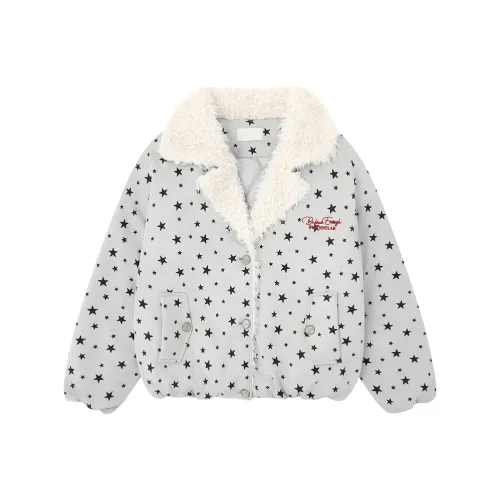 BABUGGE Серый Женский пуховик