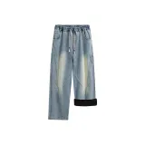 Синий, флисовая подкладка