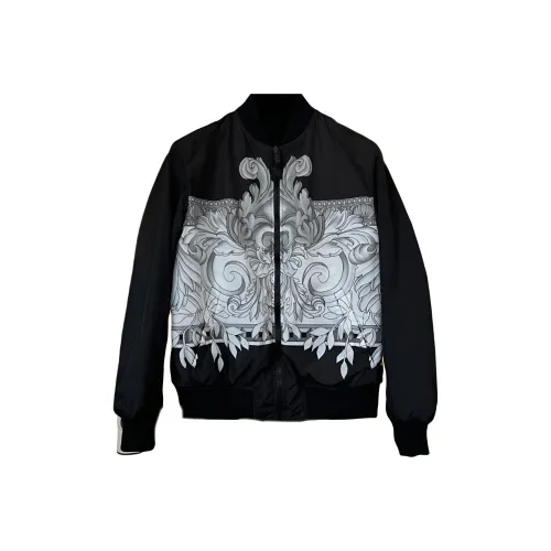 VERSACE FW23 Куртки и Пальто Мужской Черный Белый