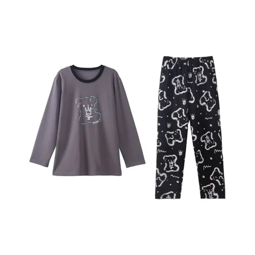 FENTENGCARE Серый Мужской Пижамный Комплект