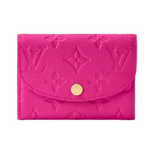 LOUIS VUITTON Rosalie Кошелек из коровьей кожи стандартный женский розовый красный