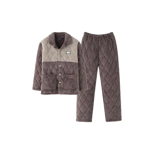 QIAONITONG Изображение Цвет Мужской Пижамный Комплект