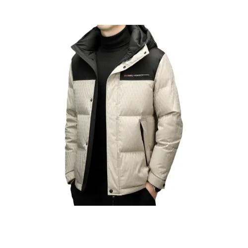 DKRVT Белый Упаковка Мужская Пуховик (Пуховые куртки)