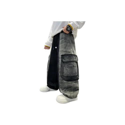 MUTONGSHAONIAN Черные школьные джинсы