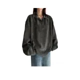 Черный с флисовой подкладкой