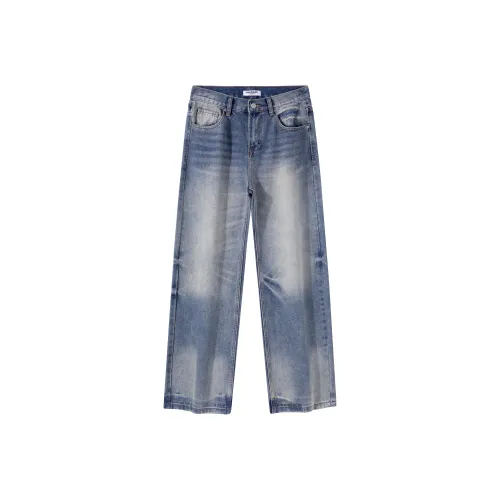 CHOCOOLATE XPB0504 Серый Синий Унисекс Джинсы