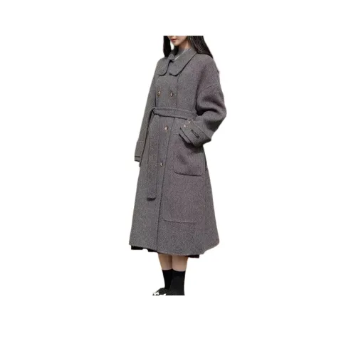 BQERTY Серый Женский Пальто
