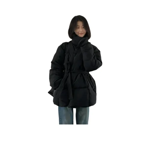 Langqing Черный Женский пуховик