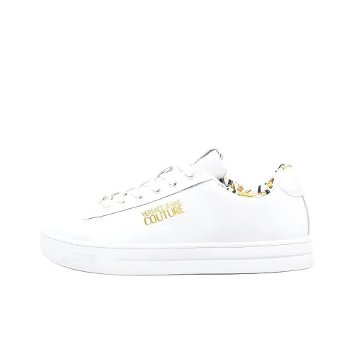 VERSACE JEANS COUTURE Низкие Кроссовки для скейтбординга Женские Белые