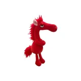 Вмешивающийся и Толкающий Красный Лошадь