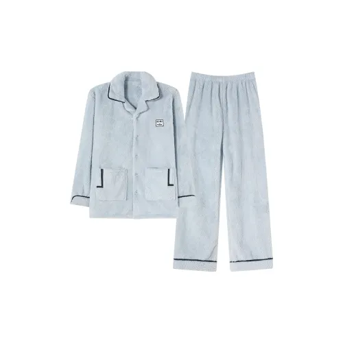 FENTENGCARE Светло-синий Мужской Пижамный комплект