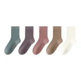 Средний синий + темно-фиолетовый + фуксия + хаки + белый