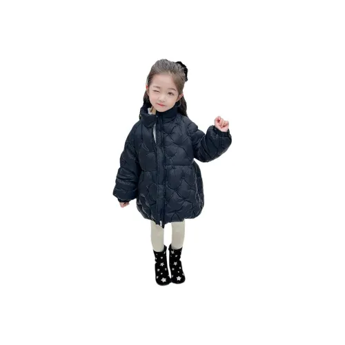 LANCAIHE Brushed Black Kids Down Jackets LANCAIHE Брушированный Черный Kids Пуховики