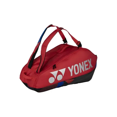 YONEX Сумки для бадминтонных ракеток 6 шт Спортивный стиль Рюкзак Темно-красный Унисекс