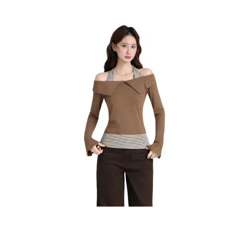 HTHK Расклешенный рукав T-рубашка Женская