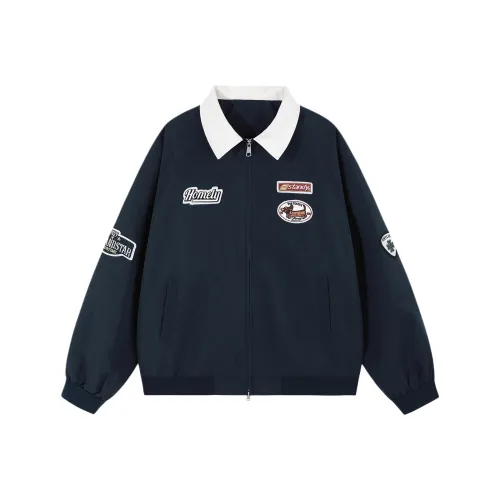 JIKENDI Темно-синие унисекс куртки