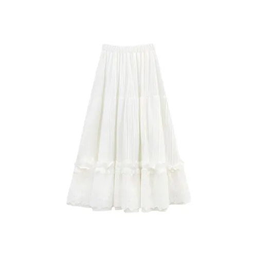 YGPRW Повседневный длинный юбка женский