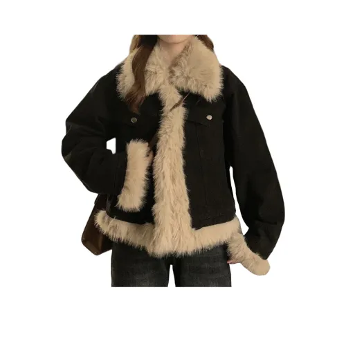 MDEHT Черный Женские пуховики