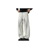 Серый Белый с флисовой подкладкой (улучшенный)