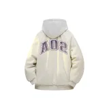 Ecru Cotton Down Jacket (Insulated)  
Экрю хлопковый пуховик (утепленный)