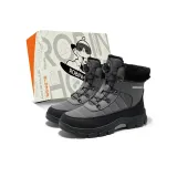 Серый с флисовой подкладкой