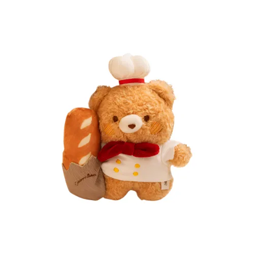 BANLI Милый MUFFIN Baking Медвежонок Брелок Плюшевый Подвеска 9 см Длина Тела