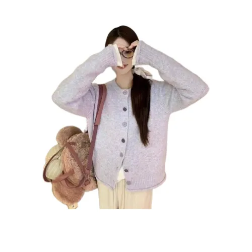 Cotton Gene Фиолетовый Женский Трикотаж