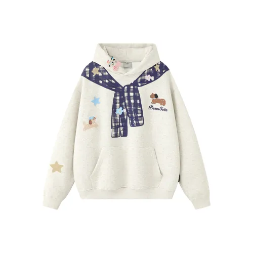 BABUGGE Белый узор Женские Свитшоты